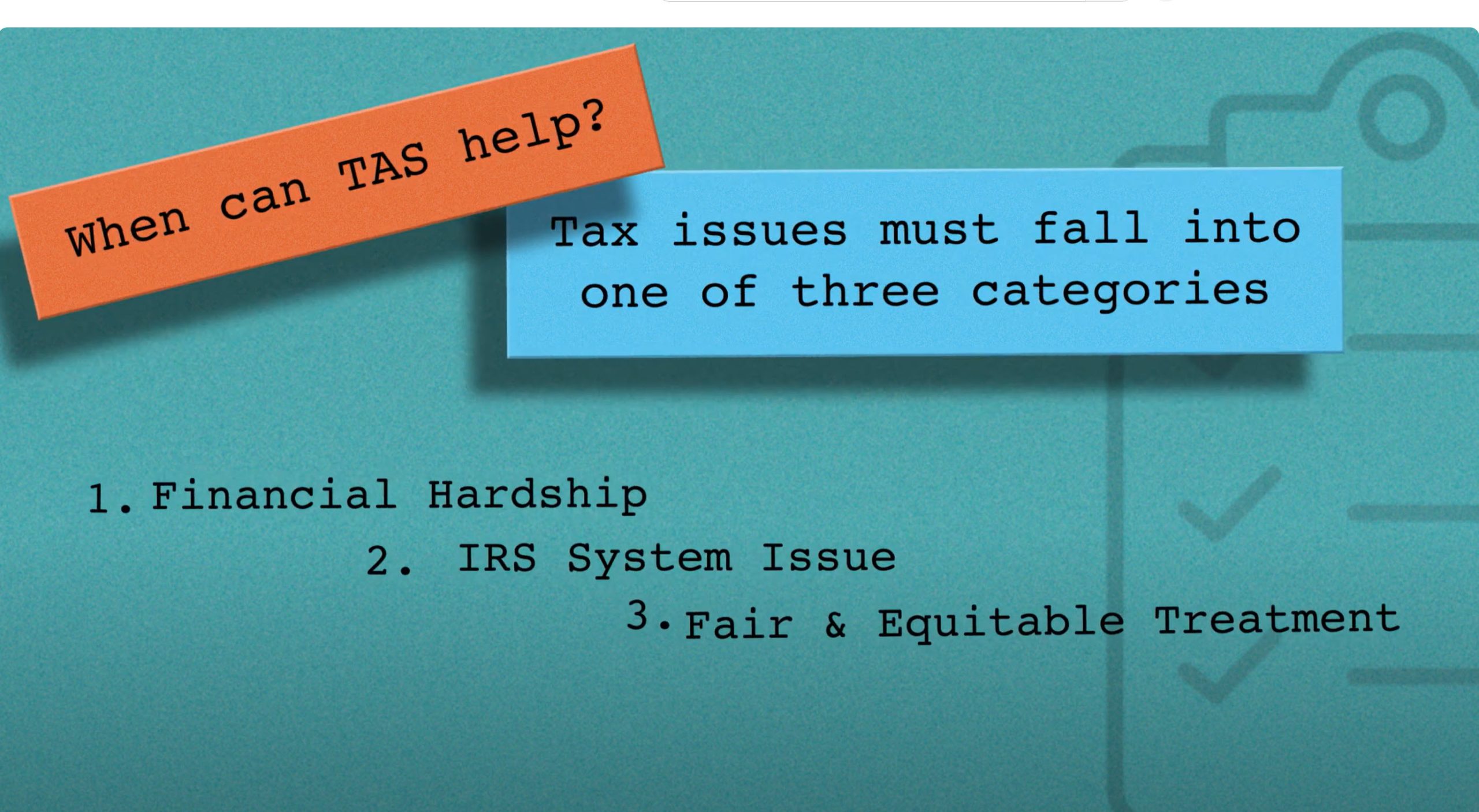 When can TAS help